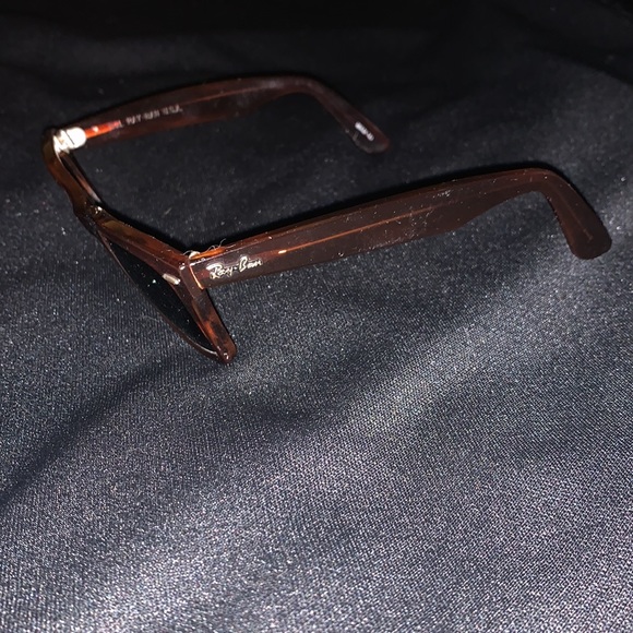 Ray Ban Bausch & Lomb Wayfarer Vintage Unisex Sunglasses Brown A5632 YRAS 50 22 - Picture 5 of 8